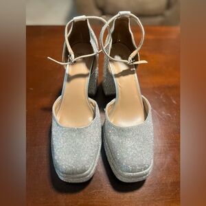 Platform Sparkle chunky heels